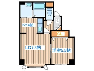 ティエラ山の手２－４の物件間取画像